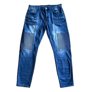 Versace V1969 Abbigliamento Sportivo SRL Men’s Moto Jeans 36x32